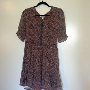 Walter Baker Cottage Mini Dress Multi-Color Pattern NWT